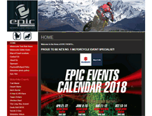 Tablet Screenshot of epicevents.co.nz